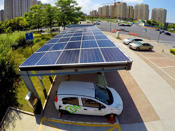 太陽(yáng)能充電樁